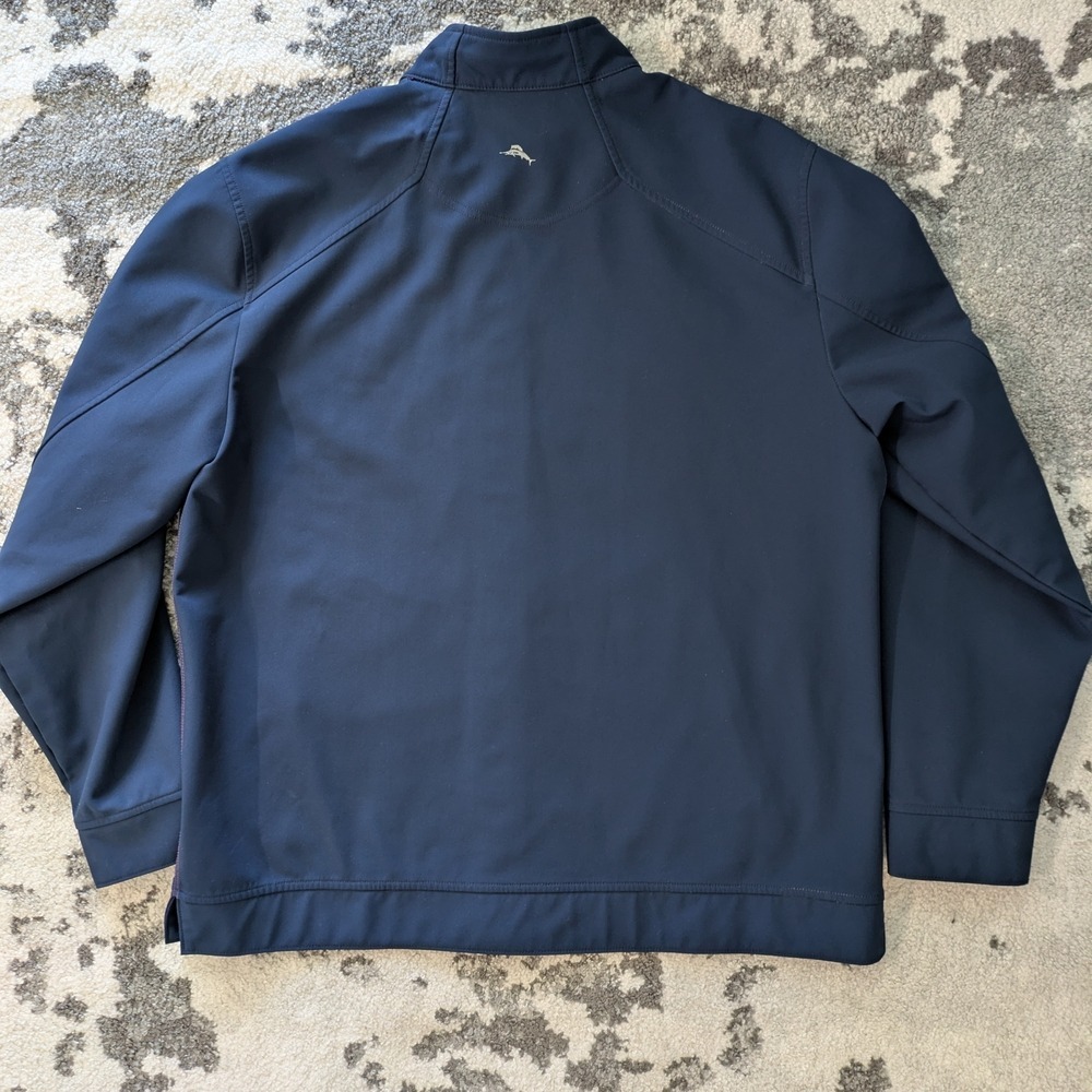 Tommy Bahama Soft Shell Fleece Lined‎ Hidden Zipper Jacket Men's XL - Picture 3 of 8